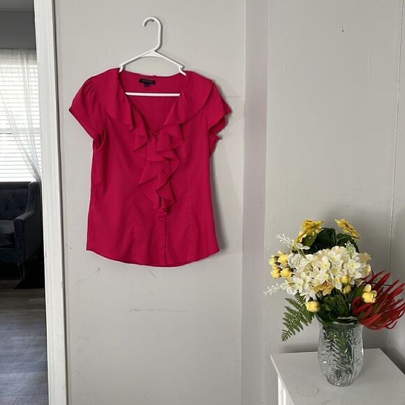 BANANA REPUBLIC BLOUSE SIZE MEDIUM - Picture 4 of 9